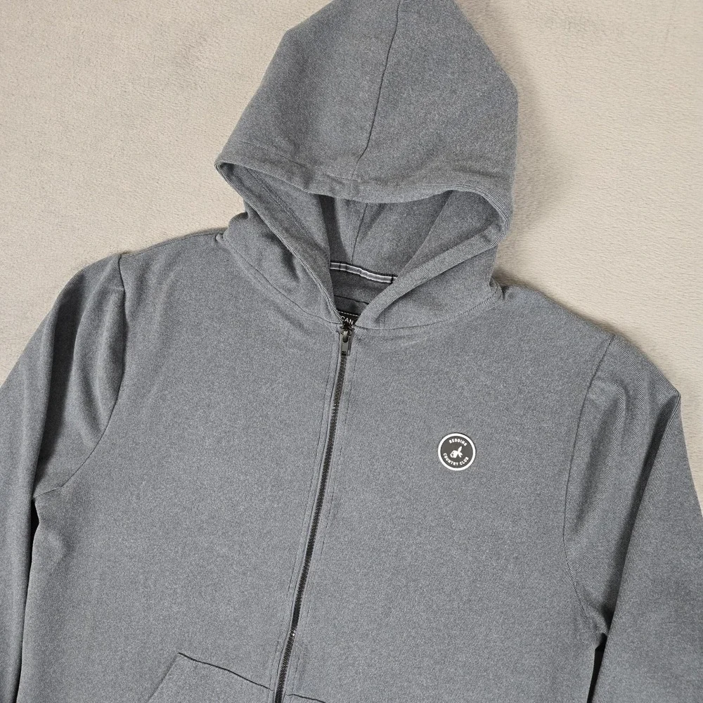 American Needle Hoodie Mens Large Reddimg Country Club Full Zip‎ Soft Golf